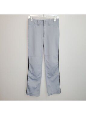 Mizuno girls padded softball pants, gray